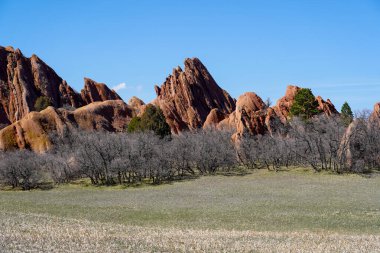 Kum taşı oluşumu roxborough state Park, colorado, ABD