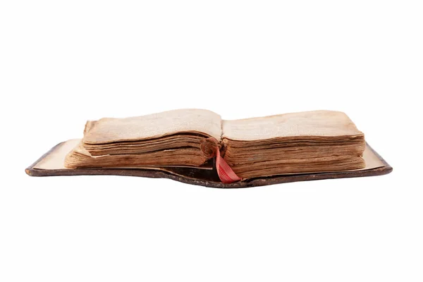 Eski Moda Eskimiş Eskimiş Eskimiş Eskimiş Kitap Görünümü Açık Antika — Stok fotoğraf