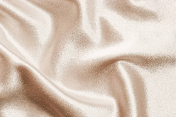 Beige Silk Fabric Texture Satin Fashion Background Content —  Fotos de Stock