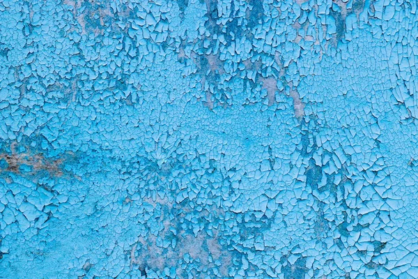 Синяя Текстура Старой Потрескавшейся Краски Гранж Фон — стоковое фото