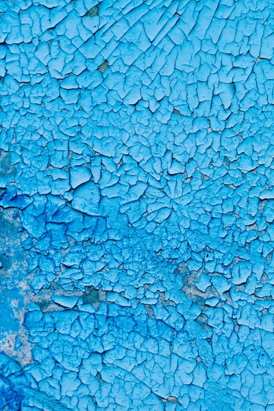 古い割れた塗料の青の質感 グランジの背景 — ストック写真