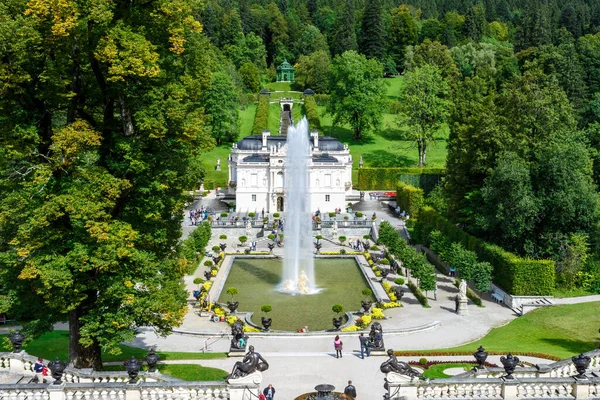 Schloss Linderhof Ist Ein Bayerisches Schloss Deutschland — Stockfoto