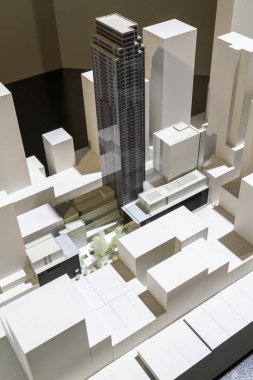 Modern binaların ölçekli modeli..