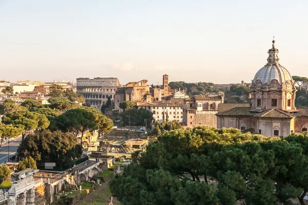 Руины Древнего Рима Италия Солнечный День — стоковое фото