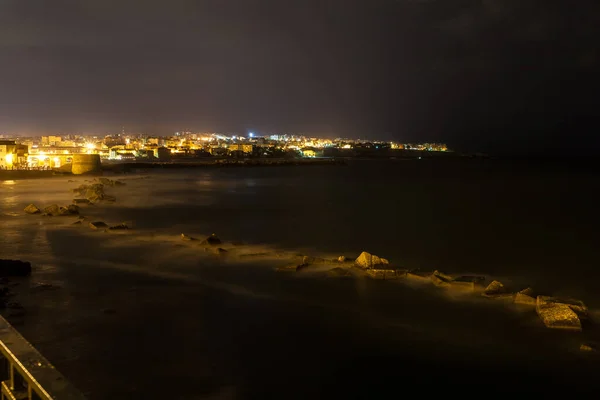 Siracusa Siracusa Sicilia Paseo Marítimo Por Noche —  Fotos de Stock