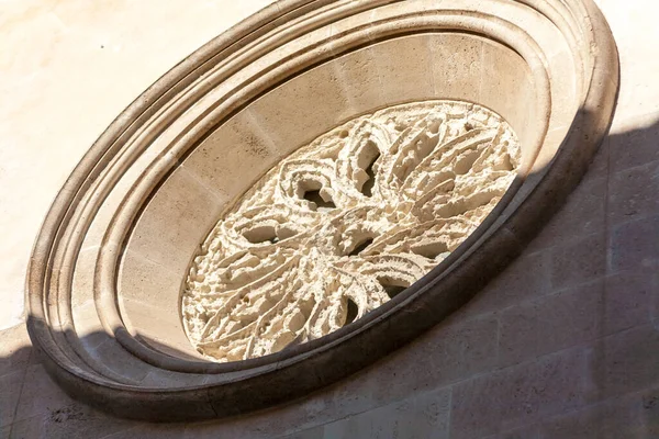 Details Der Architektur Außerhalb Des Antiken Theaters Syrakus Sizilien Italien — Stockfoto