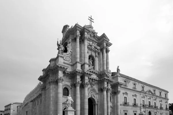 Ortigia Katedrális Siracusa Városban Olaszországban — Stock Fotó