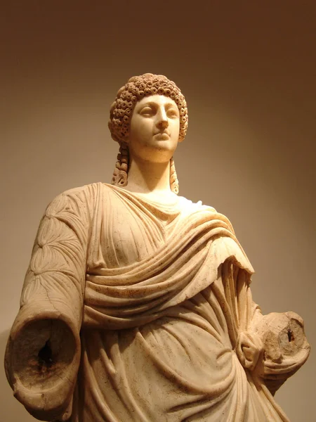 Musée Archéologique Olympia Statue Probablement Poppaea Sabina Épouse Empereur Néron — Photo