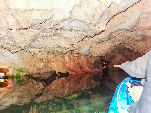 Las Cuevas Diros Son Quizás Sitio Natural Más Importante Grecia —  Fotos de Stock