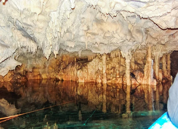Grotte Diros Sono Forse Sito Naturale Più Importante Della Grecia — Foto Stock