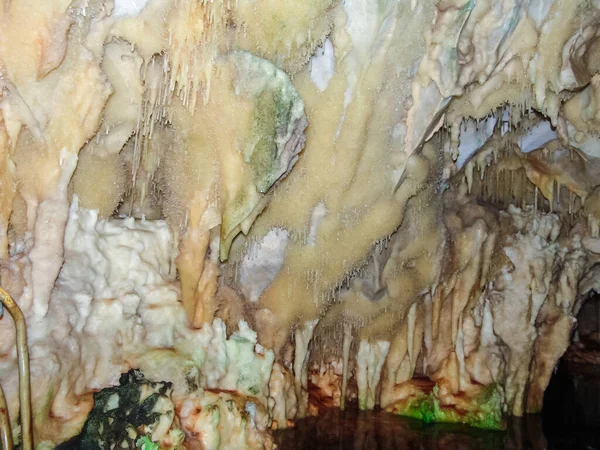 Grotten Van Diros Zijn Misschien Wel Belangrijkste Natuurlijke Site Griekenland — Stockfoto