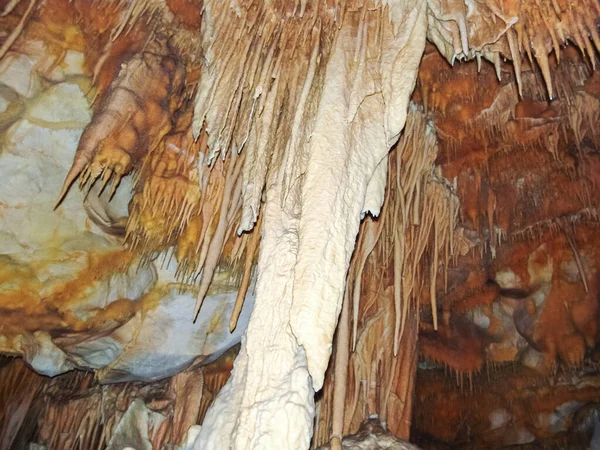 Grotten Van Diros Zijn Misschien Wel Belangrijkste Natuurlijke Site Griekenland — Stockfoto