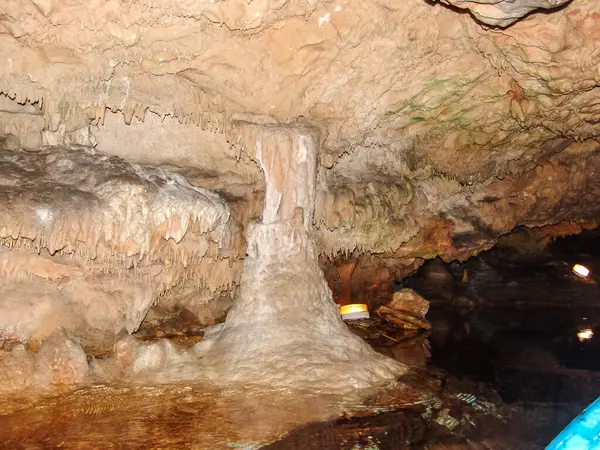 Las Cuevas Diros Son Quizás Sitio Natural Más Importante Grecia — Foto de Stock