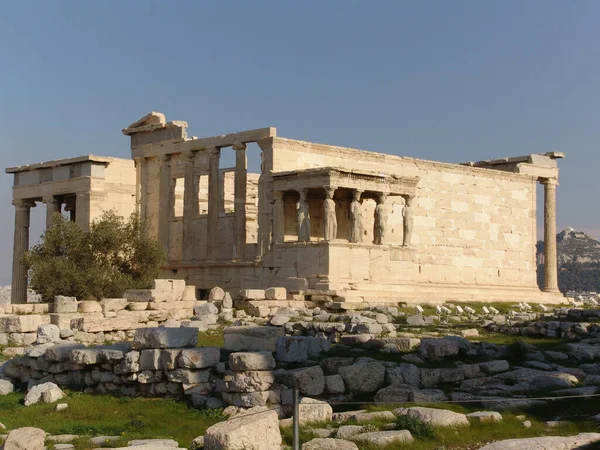 View Athena Nike Temple Athens Acropolis — Stock Photo, Image