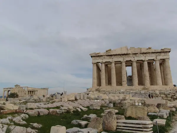Парфенон Руїни Акрополя Афін Греція — стокове фото