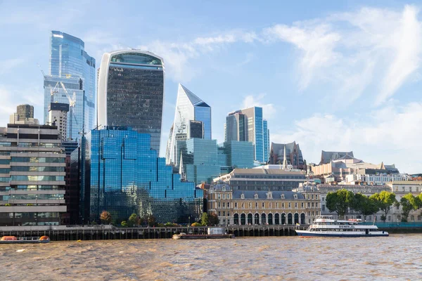 London Ngiltere Temmuz 2023 Londra Daki Binalar Finans Bölgesi — Stok fotoğraf