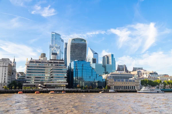 Londen Juli 2023 Gebouwen City London Financieel Zakendistrict — Stockfoto
