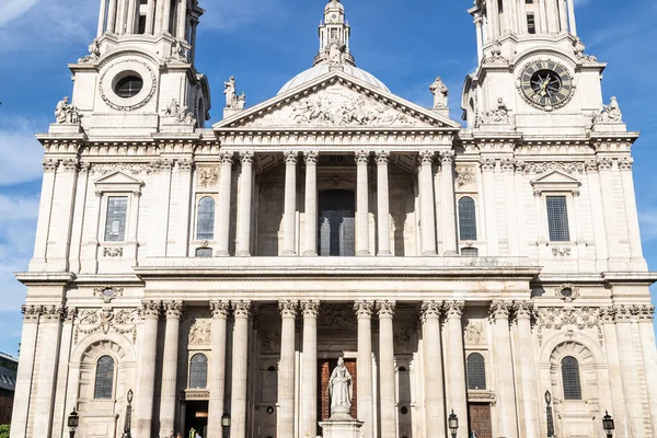 London Storbritannien Juli 2023 Närbild Framsidan Paul Cathedral London — Stockfoto
