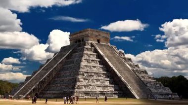 Meksika, dünyanın yeni 7 harikası birini chichen Itza tapınak Tapınak