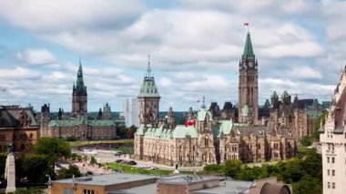 ünlü Parlamento binaları Ottawa, canada