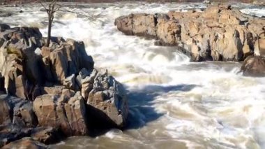 Great Falls Park, McLean 'daki Potomac Nehri üzerinde Kuzey Fairfax County, Virginia, ABD