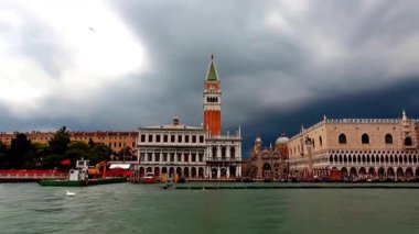 İtalya Venedik 'ten San Marco Plaza manzarası