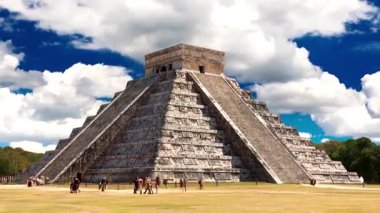 Meksika, dünyanın yeni 7 harikası birini chichen Itza tapınak Tapınak
