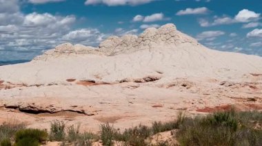 Beyaz cepte eşsiz kumtaşı oluşumu, vermilion uçurumları ulusal anıt, Arizona, ABD.