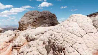 Beyaz cepte eşsiz kumtaşı oluşumu, vermilion uçurumları ulusal anıt, Arizona, ABD.