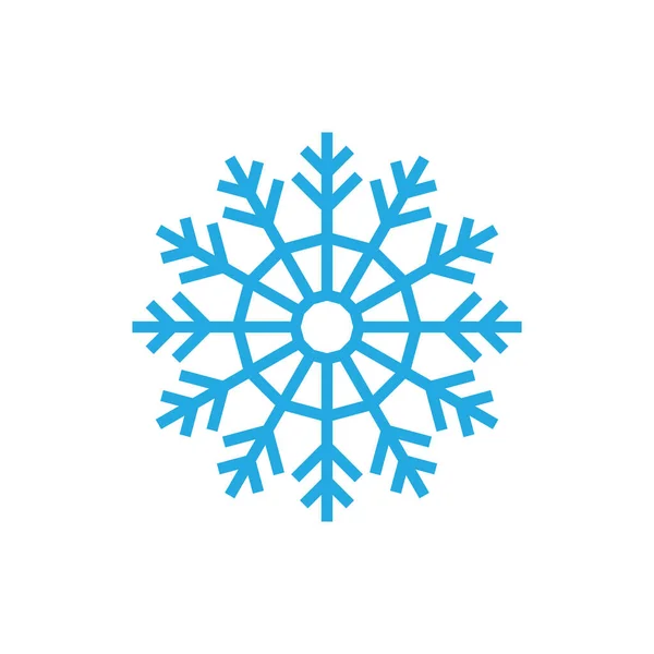 Εικονίδιο Νιφάδες Χιονιού Και Σύμβολο Ilustration Διάνυσμα Επίπεδη Πρότυπο Σχεδιασμού — Διανυσματικό Αρχείο