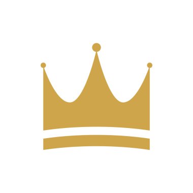 Crown illüstrasyon logo şablon vektör tasarımı