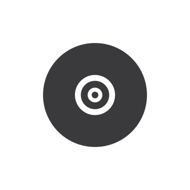 Müzik simgesi illüstrasyon vektör şablonu 10 düz tasarım