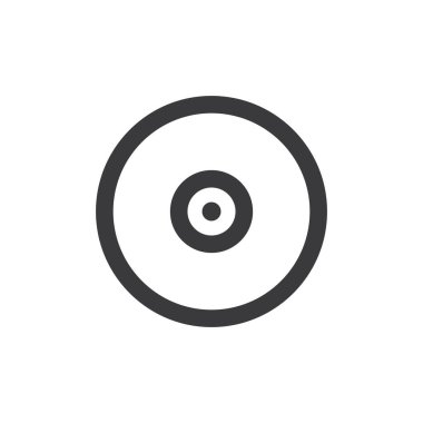 Müzik simgesi illüstrasyon vektör şablonu 10 düz tasarım