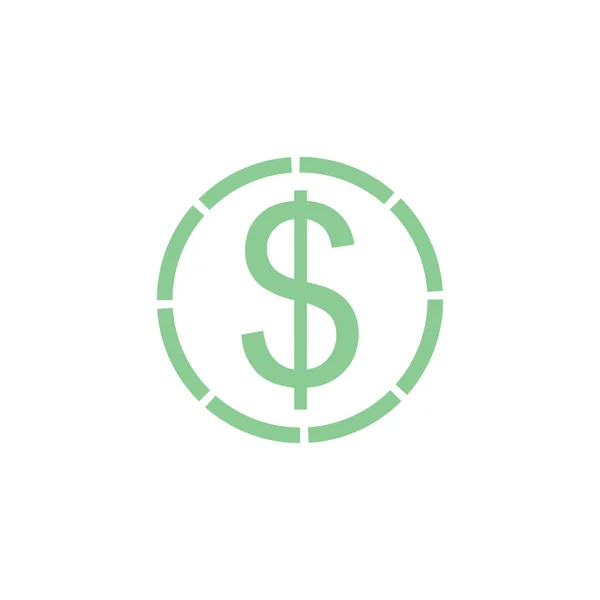 Business Finance Εικονίδιο Διάνυσμα Λογότυπο Επίπεδη Πρότυπο Σχεδιασμού — Διανυσματικό Αρχείο