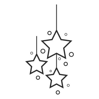 Chistmas simge vektör düz tasarım şablonu 10