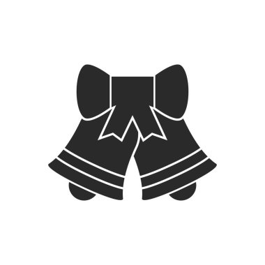 çan simge vektör düz tasarımı 