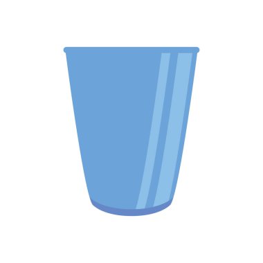 Çay ya da kahve fincanı vektör çizimi düz tasarım