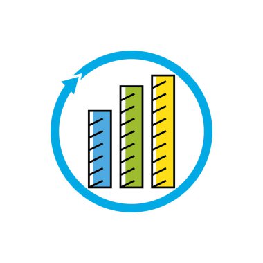Business Finance logo template vector flat design eps 10