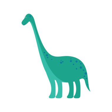 Dinosaur Cartoon flat design illustration vector template