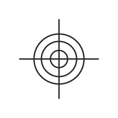 Target logo icon vector illustration flat design template