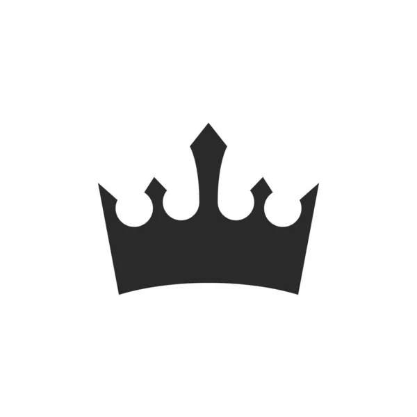 Kroon Illustratie Logo Pictogram Sjabloon Vector Ontwerp — Stockvector