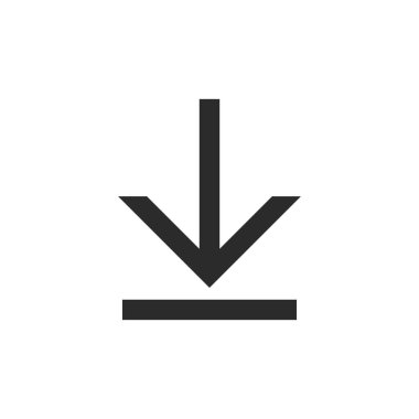 Simge ok vektörü düz tasarım şablonu indir