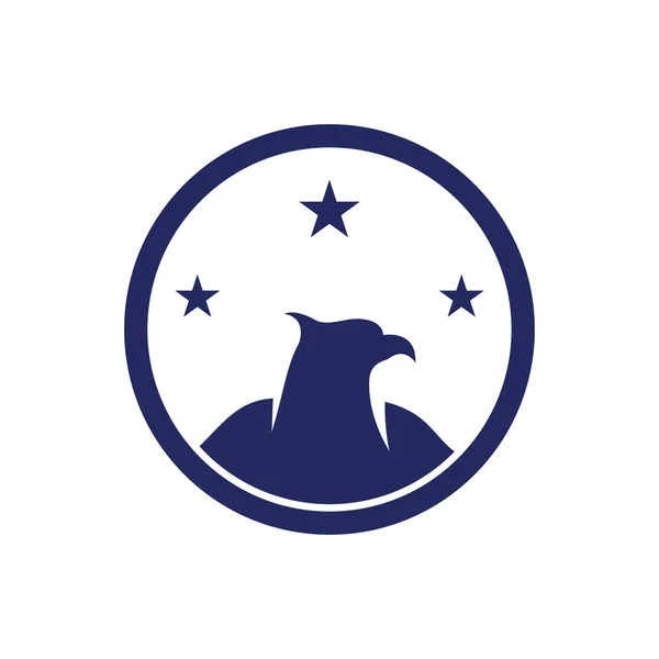 Дизайн Логотипа Птицы Сокола — стоковый вектор