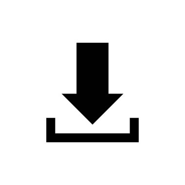 Simge ok vektörü düz tasarım şablonu indir