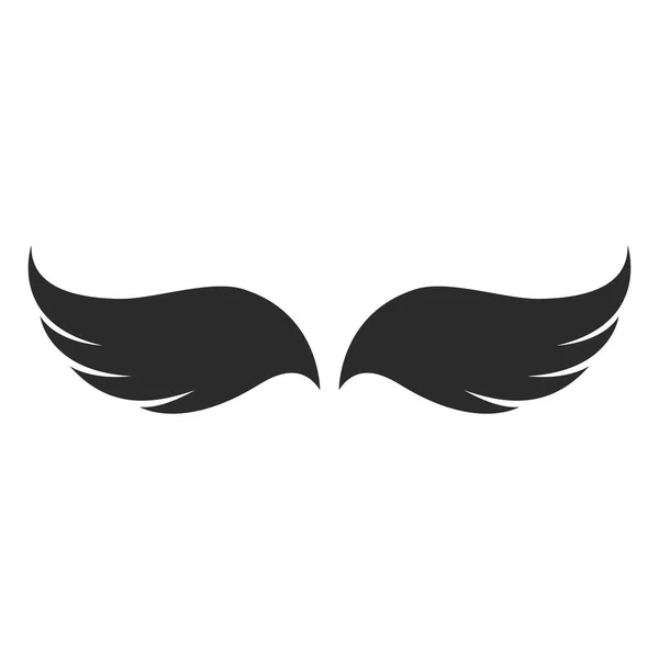 Ілюстрація Крила Логотип Значок Вектор Плоский Дизайн — стоковий вектор