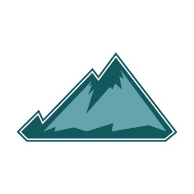 Dağ illüstrasyon logo vektör tasarımı