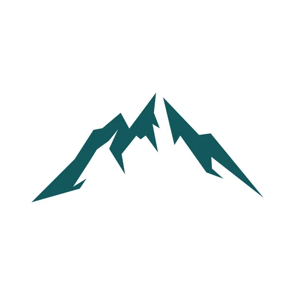 Mountain Illustration Logotyp Vektor Design — Stock vektor