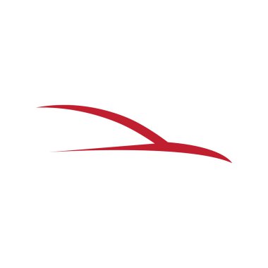 Hız Otomobili Logo şablonu vektör düz tasarım