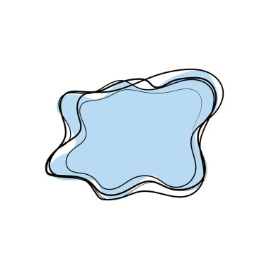 Yazılabilir satır sanat el çizimi vektörü