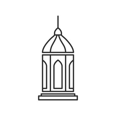 Fenerlerin ikon vektör düz tasarımı